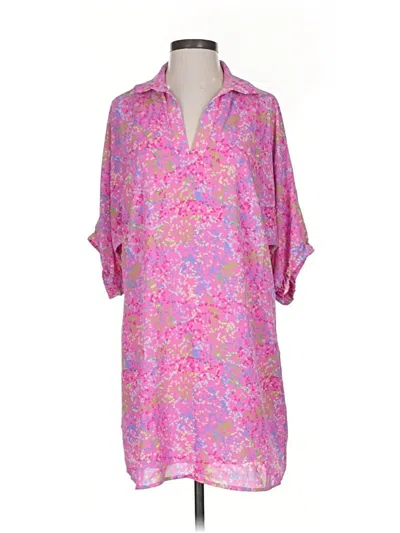 Pre-owned Adrienne Casual Dress In Pink