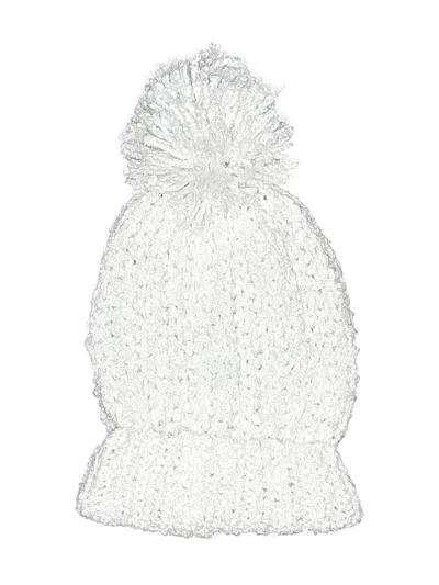 Pre-owned Unbranded Beanie Hat In White