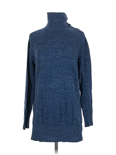Pre-owned Gap Turtleneck Sweater In Blue