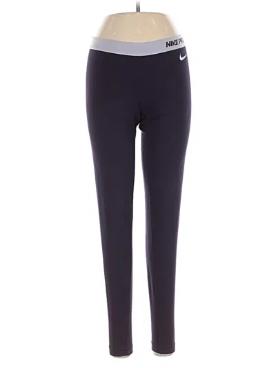 Pre-owned Nike Active Pants In Purple