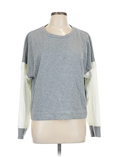 Pre-owned Dkny Sweatshirt In Gray