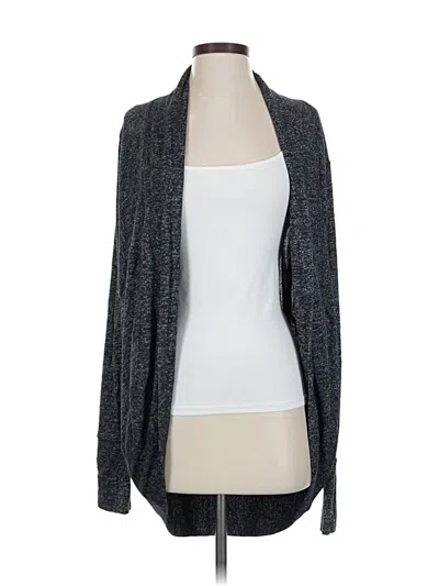 Pre-owned Athleta Cardigan Sweater In Gray