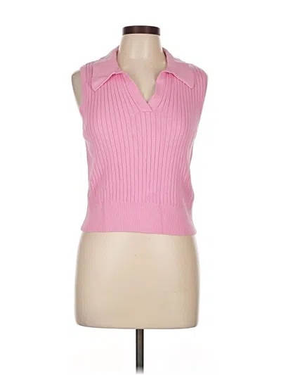 Pre-owned Old Navy Sweater Vest In Pink