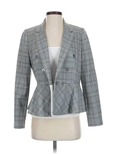 Pre-owned Rebecca Taylor Blazer Jacket In Gray