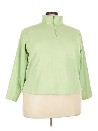 Pre-owned L.l.bean Turtleneck Sweater In Green