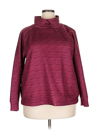 Pre-owned Livi Turtleneck Sweater In Burgundy