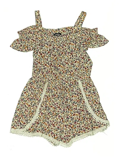 Pre-owned Zunie Kids' Romper In Pink