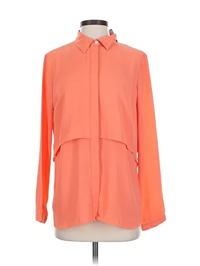 Sandra Long Sleeve Blouse In Orange