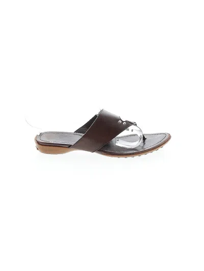 Pre-owned Tod's Sandals In Brown