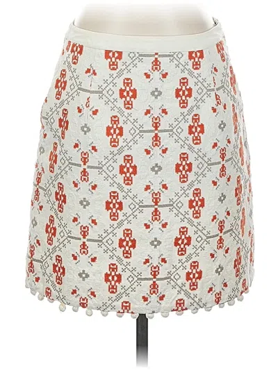 Pre-owned Maeve Casual Skirt In White