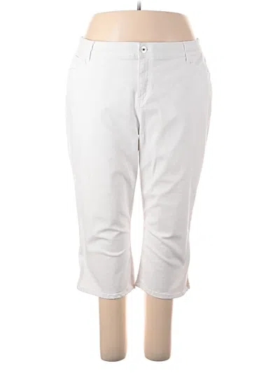 Pre-owned Liz Claiborne Casual Pants In White
