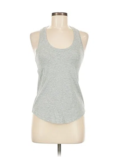 Pre-owned Lululemon Athletica Tank Top Gray Halter Neckline Tops