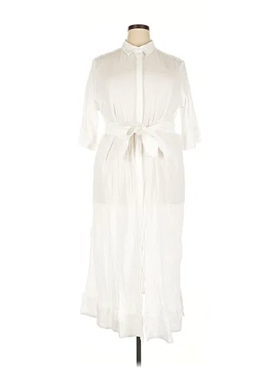 Pre-owned Draper James Casual Dress In White