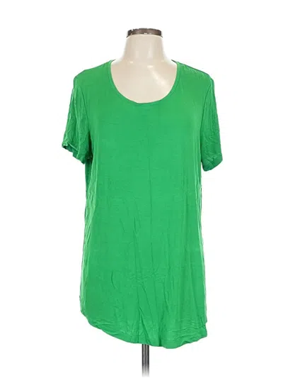 Pre-owned Jm Collection Short Sleeve T-shirt In Green
