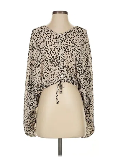 Pre-owned By Together Long Sleeve Blouse In White