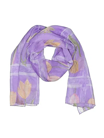 Pre-owned Unbranded Scarf In Purple
