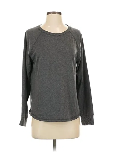 Pre-owned Karen Neuburger Collection 3/4 Sleeve T-shirt In Gray