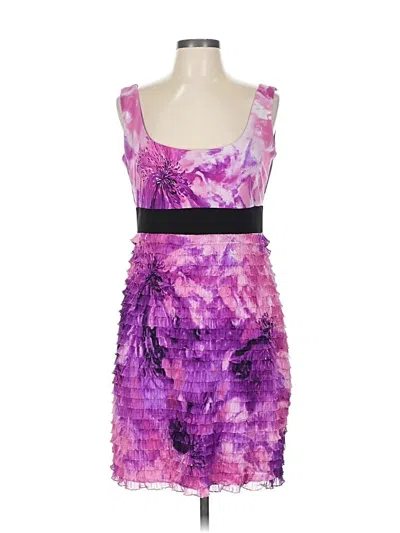 Pre-owned Tiana B Cocktail Dress In Purple
