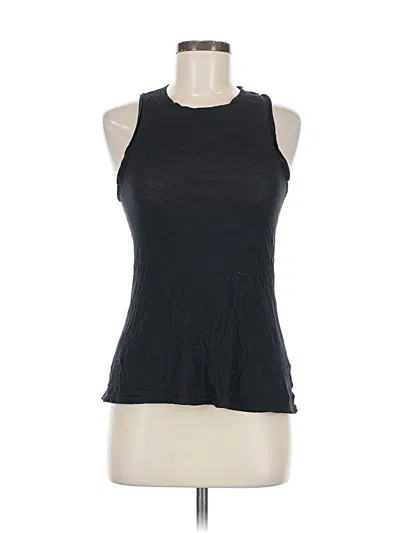 Pre-owned Lululemon Athletica Tank Top Black Halter Neckline Tops
