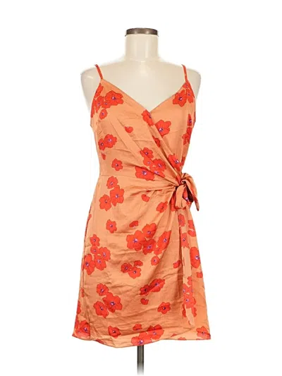 Pre-owned Lush Cocktail Dress In Orange