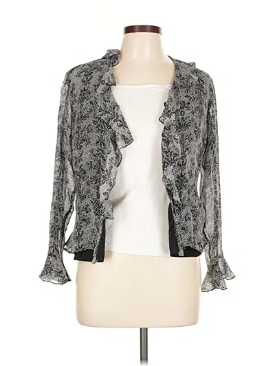 Pre-owned Laura Ashley Kimono In Gray