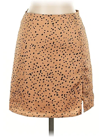 Pre-owned Storia Casual Skirt In Brown