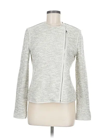 Pre-owned Ann Taylor Jacket In Gray