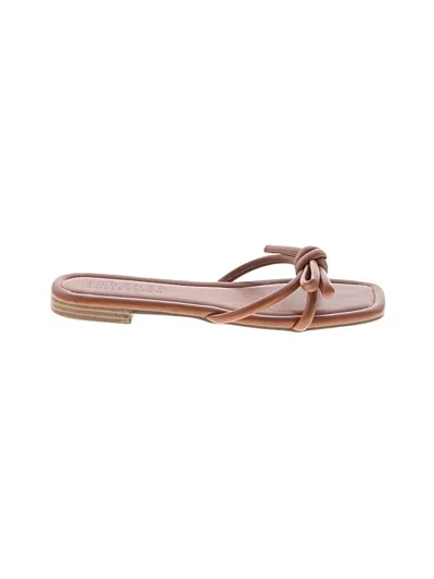 Pre-owned Journee Collection Sandals In Brown
