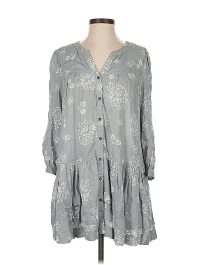 Pre-owned Holding Horses Casual Dress In Blue