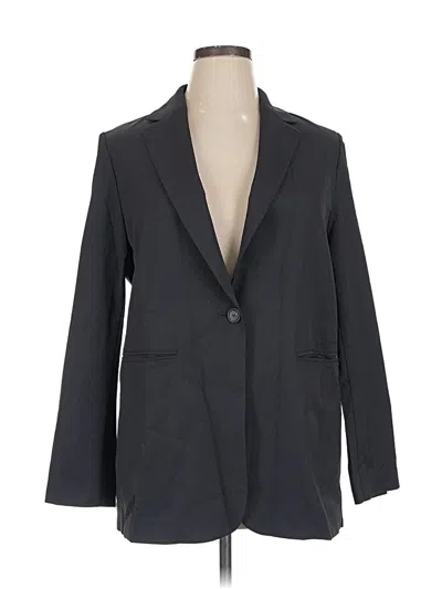 Pre-owned Uniqlo Blazer Jacket In Gray