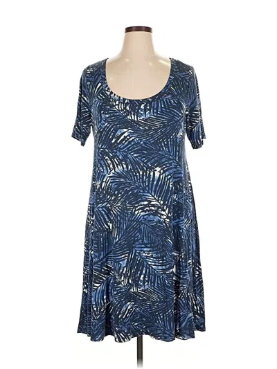Pre-owned Karen Kane Casual Dress In Blue