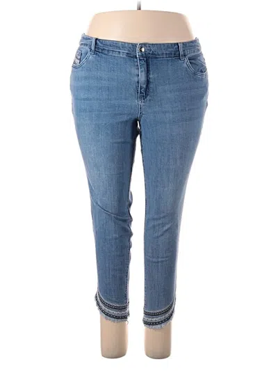 Pre-owned Cj Banks Jeans In Blue