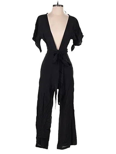 Pre-owned Faithfull The Brand Jumpsuit In Black