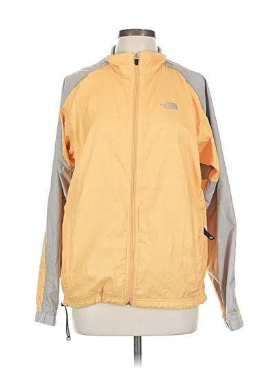 Pre-owned The North Face Track Jacket In Yellow