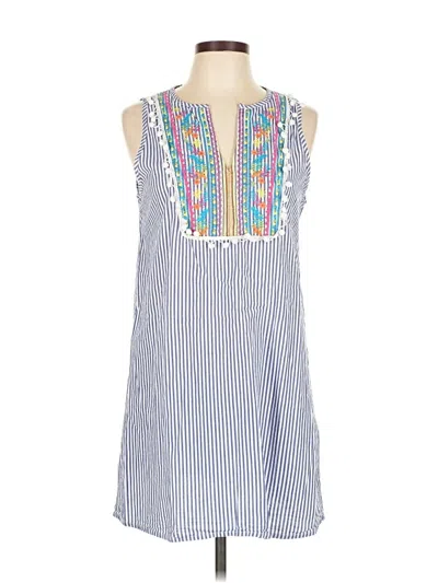 Pre-owned Love, Fire Casual Dress In Blue