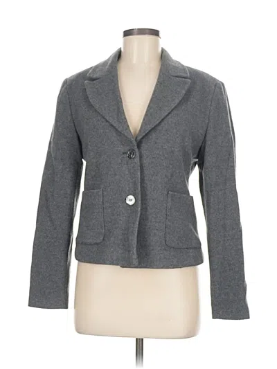 Pre-owned Newport News Blazer Jacket In Gray