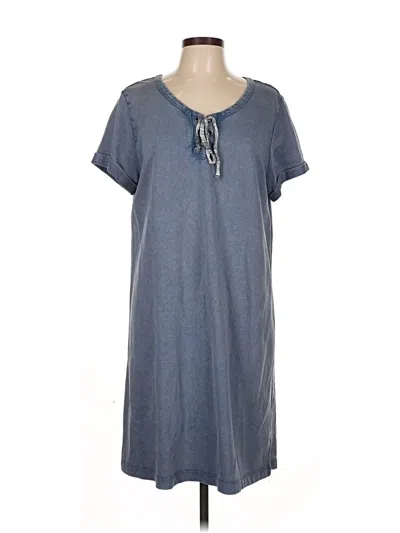 Pre-owned Style & Co Casual Dress In Gray