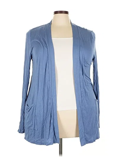 Pre-owned Fashion Cardigan Sweater In Blue