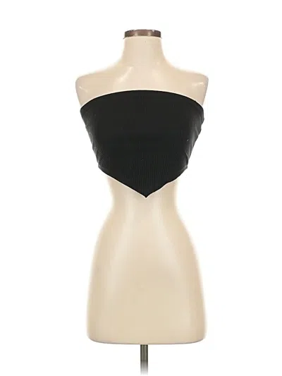 Pre-owned Asos Design Tube Top Black Strapless Neckline Tops