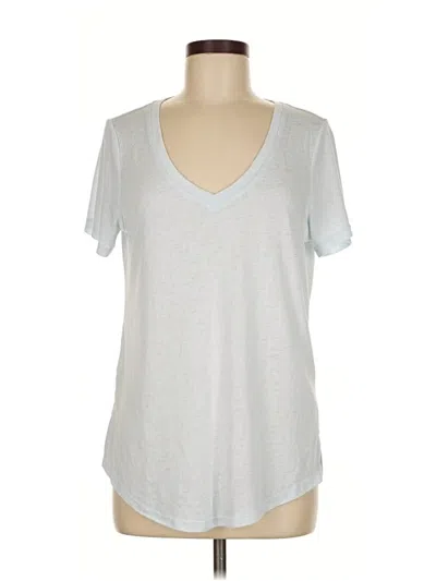 Pre-owned Athleta Short Sleeve T-shirt In Silver