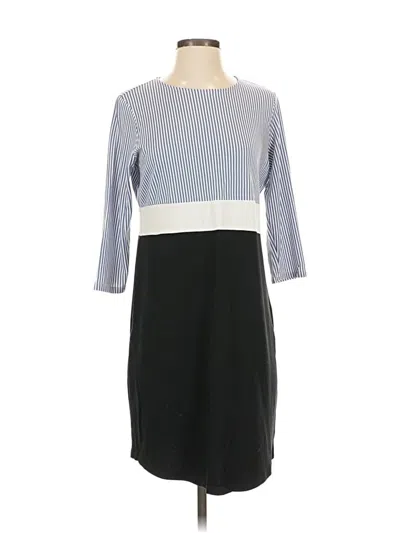 Pre-owned Jjill Casual Dress In Gray