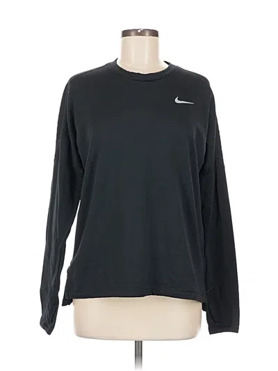Pre-owned Nike Long Sleeve T-shirt In Gray