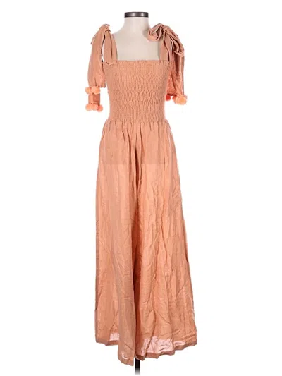 Pre-owned Sundress Jumpsuit In Orange