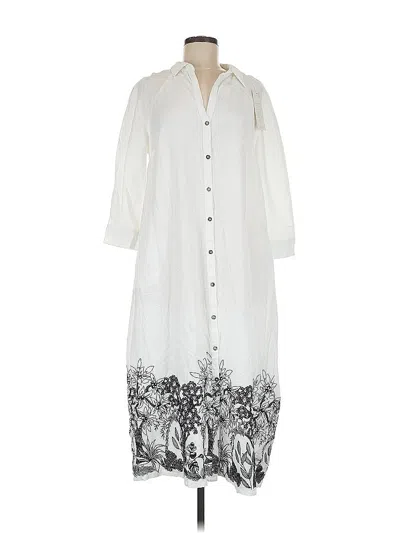 Calypso St Barth Casual Dress In White