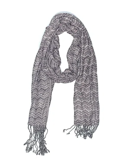 Pre-owned New York And Company Scarf In Silver