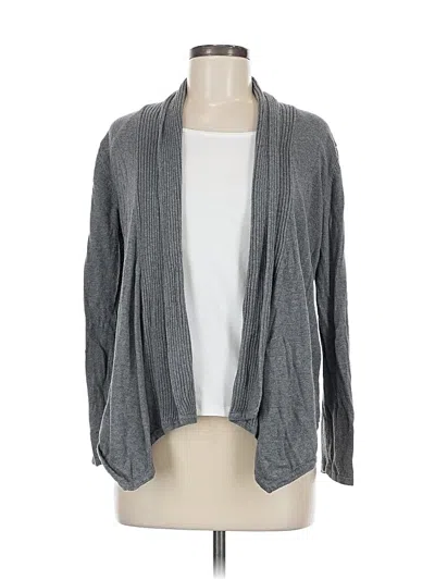 Pre-owned Fever Cardigan Sweater In Gray