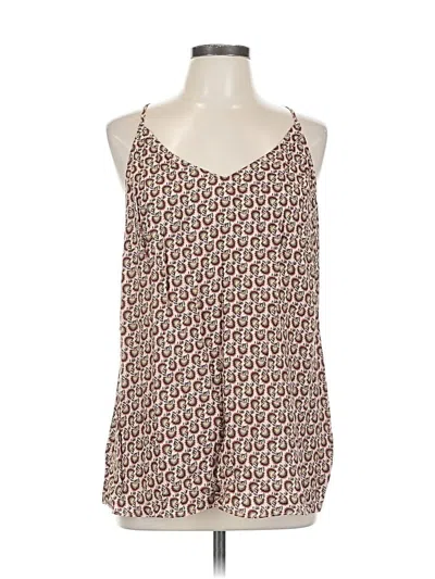 Pre-owned Cabi Sleeveless Blouse In Red