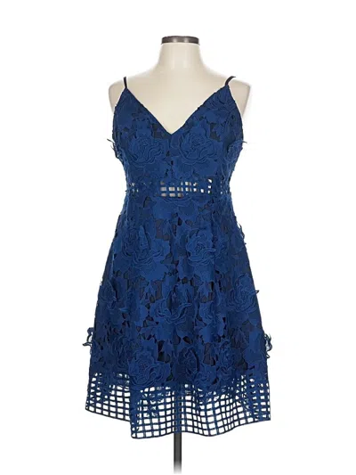 Pre-owned Lovers & Friends Cocktail Dress In Blue