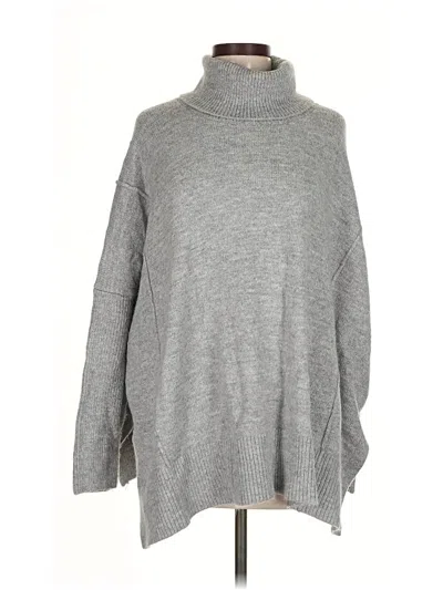 Pre-owned Gap Turtleneck Sweater In Gray