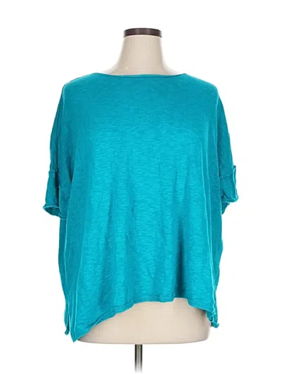 Pre-owned Bibi 3/4 Sleeve T-shirt In Blue